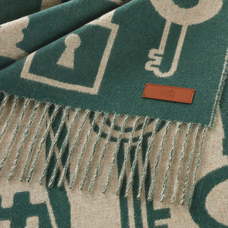 Cachecol Casaque Porte-Clefs - Verde | Hermès Brasil